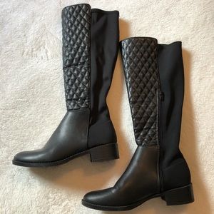 Black Knee High Boots